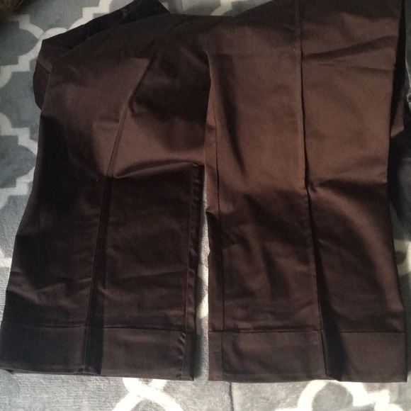 Vertigo Paris Brown Cocoa pants Capri 12 buttons - Picture 4 of 4